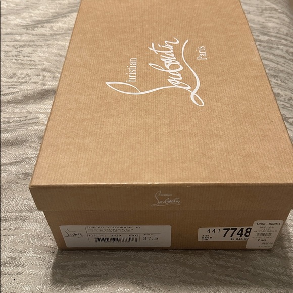 Christian Louboutin Black Patent Heels with Studded Detail - Picture 9 of 9